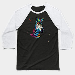 Zebra Peculiar Paddock Baseball T-Shirt